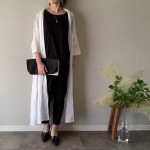 カーディガン ホワイト 七分袖 羽織り ロング ナチュラル 大人 おしゃれ フリーサイズ