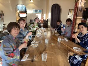 浴衣　着物　和装　女子会