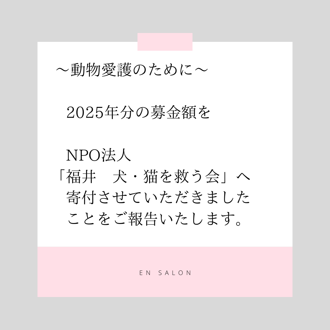 2025年分 募金額のお知らせ